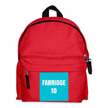 Deform UK Spoof Maillot de Foot Arrière - Sac à dos Enfant - rouge - Devant