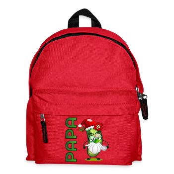 WEIHNACHTSGESCHENKE PAPA BOULESPIELER - Kinder Rucksack - Rot - Vorne