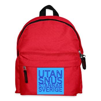 Without snus, Sweden will stop - Kids' Backpack - red - Front