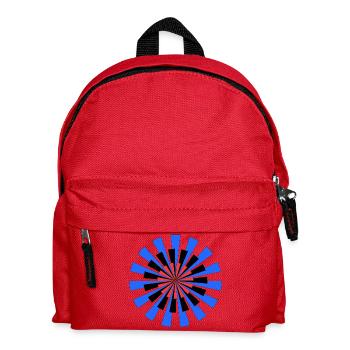 Radial Color Burst Contrast - Kids' Backpack - red - Front