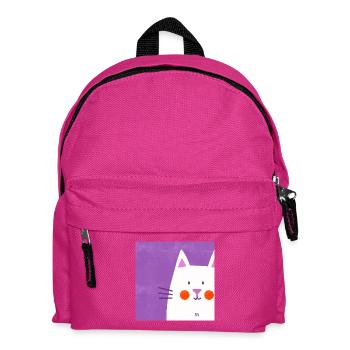 Cat lover - Kids' Backpack - fuchsia - Front