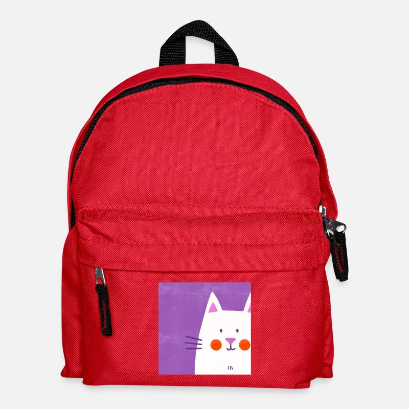 Katzenfreund - Kinder Rucksack - Rot