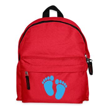 Baby feet - Kids' Backpack - red - Front