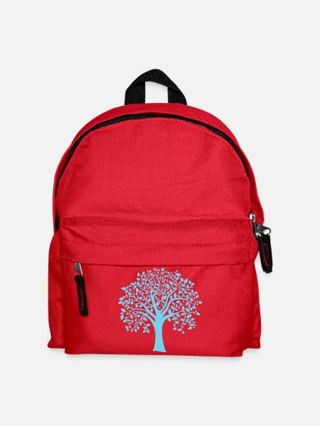 Icon Blue Jumbo Tree Print Silhouette - Kinder Rucksack - Rot