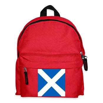 Zeig deine Farben – Schottland - Kinder Rucksack - Rot - Vorne
