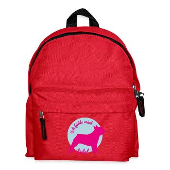 Pug Dogs Pug Humor Office Life Wauwau Fan - Kids' Backpack - red - Front