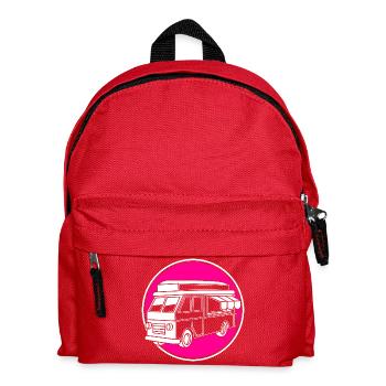 Snack Food Truck - Kids' Backpack - red - Front
