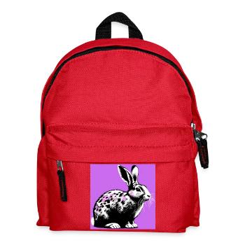 rabbit - Kids' Backpack - red - Front