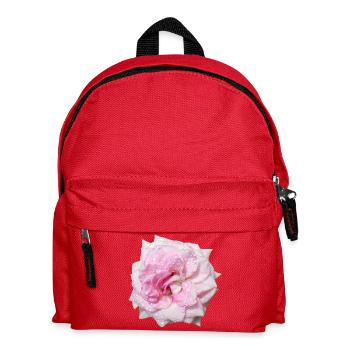 Aesthetic_Pink_Rose_Dew_Drop_Gift_For_Mom - Kids' Backpack - red - Front