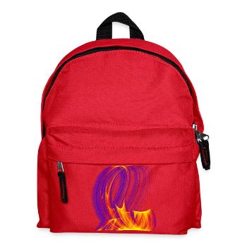 Chemins de Braise du Chaos – Attracteur Étrange - Sac à dos Enfant - rouge - Devant