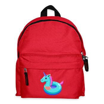 Unicorn Pool Toy - Kids' Backpack - red - Front