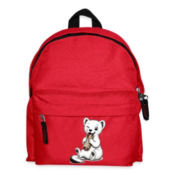 Vaelosek l ermine sausage patty - Kids' Backpack - red - Front