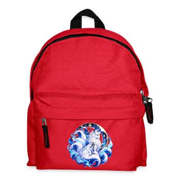 Lunar Spirit Fox - Kinder Rucksack - Rot - Vorne