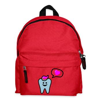 zahn punk zahnarzt dentist - Kids' Backpack - red - Front