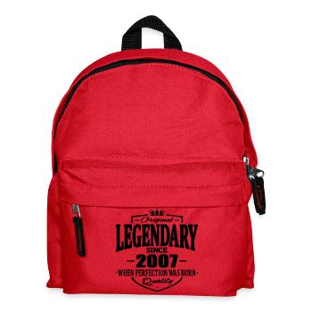 Legendary since 2007 - Kids' Backpack - red - Front