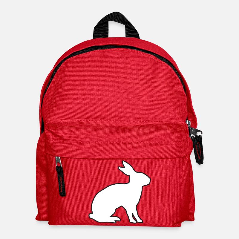 Hase - Kinder Rucksack - Rot