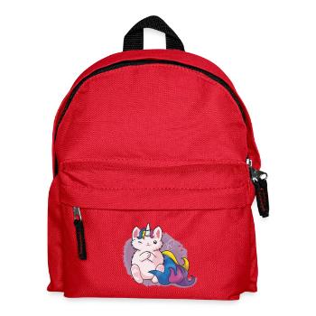 Kitty Katacorn Einhornkatze - Kinder Rucksack - Rot - Vorne