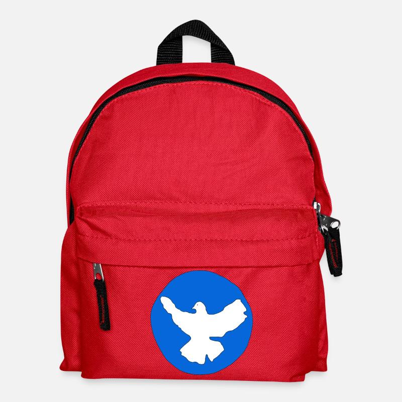 Friedenstaube - Kinder Rucksack - Rot