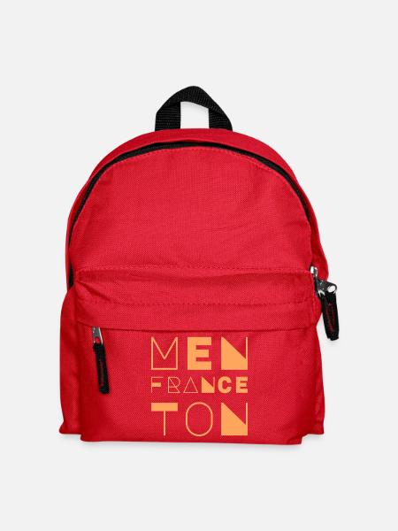 Menton France - Kids' Backpack - red