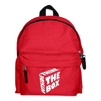 Think outside the box - Kids' Backpack - red - Front