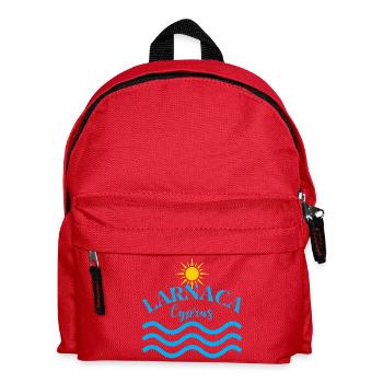 Larnaca, Chypre Ondes de Soleil - Sac à dos Enfant - rouge - Devant