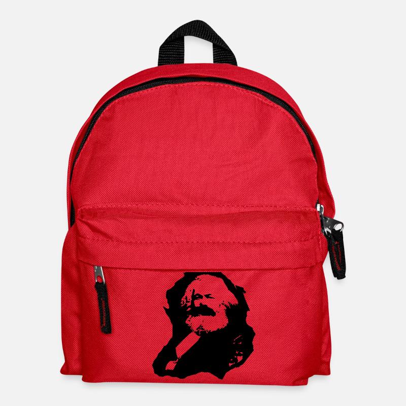 Karl Marx - Kids' Backpack - red