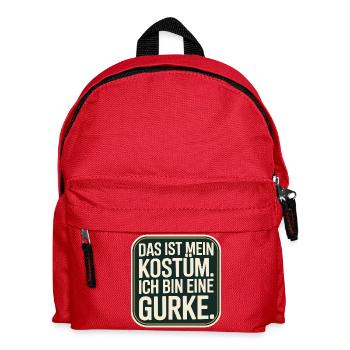 Cucumber This Is My Cucumber Costume Carnival Carnival - Kids' Backpack - red - Front