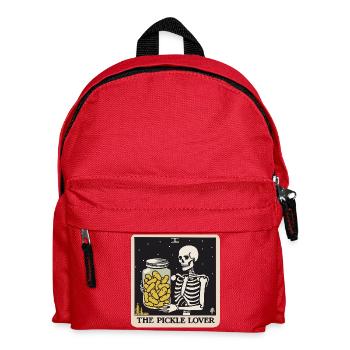L’amateur de concombre Tarot carte Concombre drôle - Sac à dos Enfant - rouge - Devant