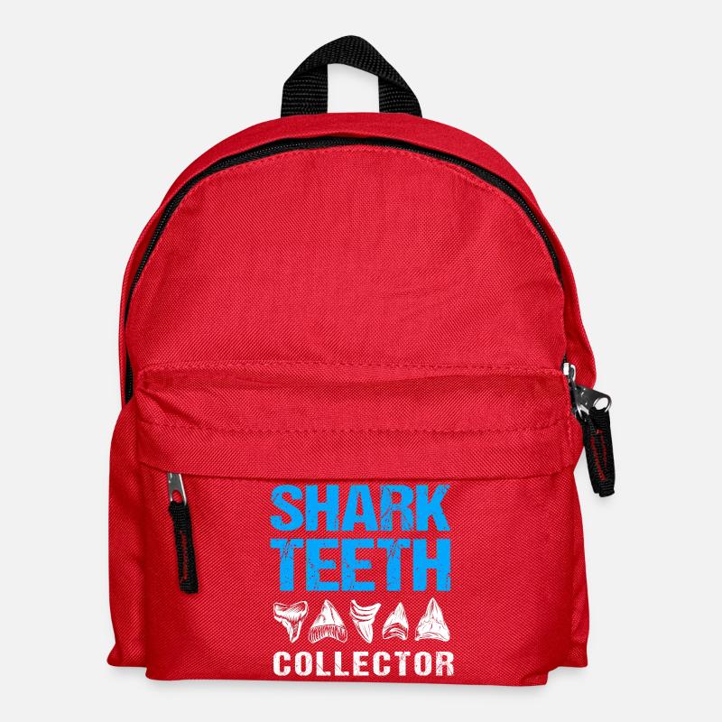 Dents de requin Dents de requin Dents de requin - Sac à dos Enfant - rouge