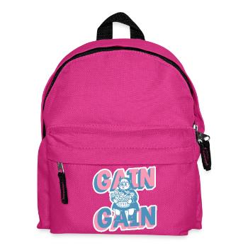 Dessin animé Gain Gain Gain Gym Girl - Sac à dos Enfant - fuchsia - Devant