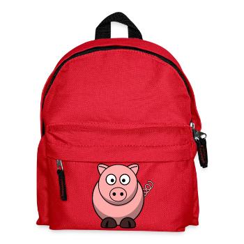 Porc - Sac à dos Enfant - rouge - Devant