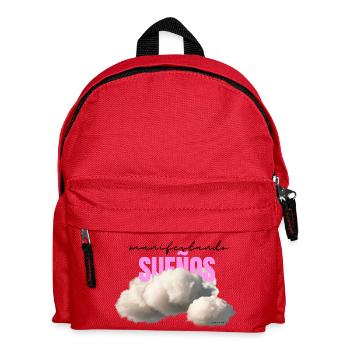 TRÄUME MANIFESTIEREN - Kinder Rucksack - Rot - Vorne