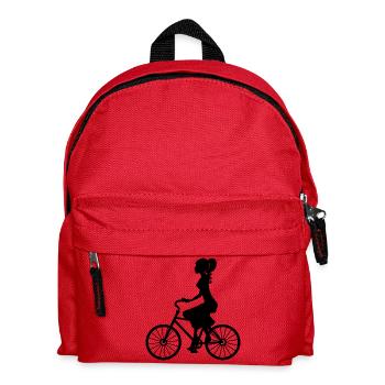 Fahrrad Mädchen - Kinder Rucksack - Rot - Vorne