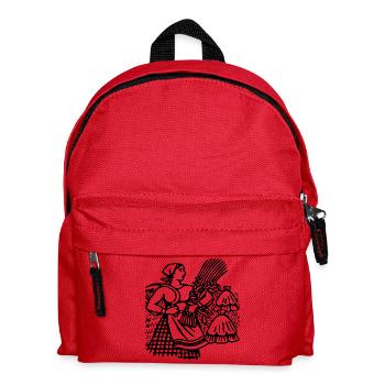 mais corn maize getreide veggie gemuese vegetables - Kinder Rucksack - Rot - Vorne