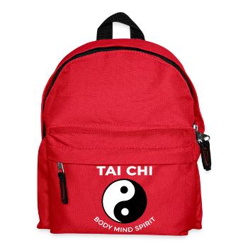 Tai Chi for Mind Body Wellness Yin Yang - Kids' Backpack - red - Front