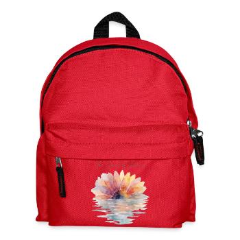 Sunflower Watercolor Silence - Kids' Backpack - red - Front