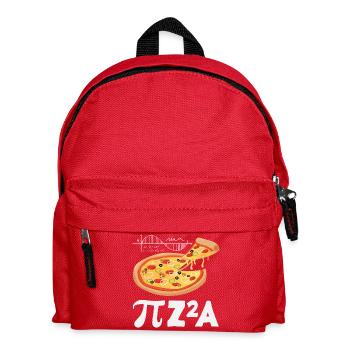 Math Pizza Pi Formula - Kids' Backpack - red - Front