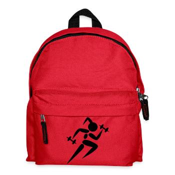 Frau Kurzhantel Hantel Training GYM - Kinder Rucksack - Rot - Vorne
