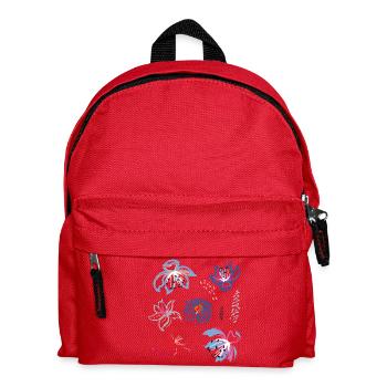 Floral ornament - Kids' Backpack - red - Front