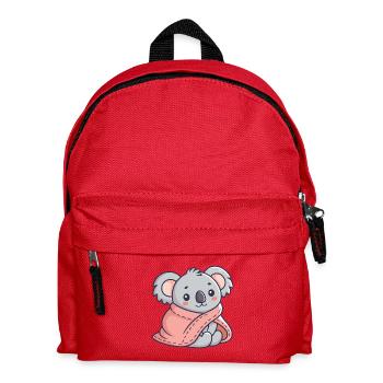 Koala cosy dans une écharpe rose - Sac à dos Enfant - rouge - Devant