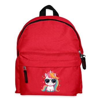 Rainbow Unicorn Sunglasses - Kids' Backpack - red - Front