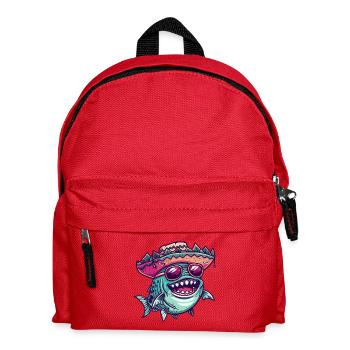Poisson Piranha Sombrero - Sac à dos Enfant - rouge - Devant