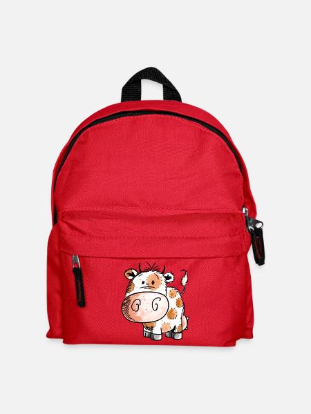Süßes Kuhbaby - Kuh - Kühe - Kind - Baby - Geburt - Kinder Rucksack - Rot