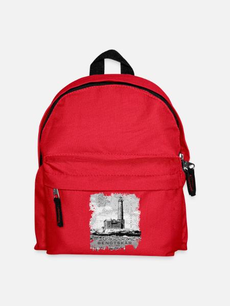 Leuchtturm Bengtskär - Textilien und Geschenkartikel - Kinder Rucksack - Rot