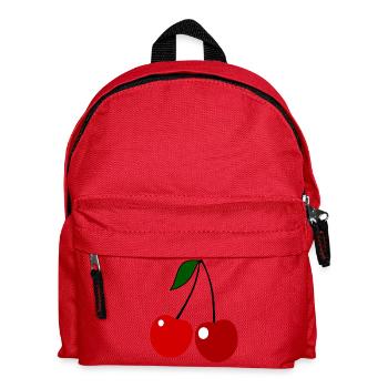 cherries cherries veggie vegetables fruits21 - Kids' Backpack - red - Front