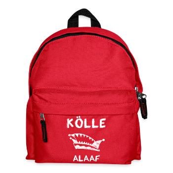 Karneval Köln - Kölle Alaaf - Kinder Rucksack - Rot - Vorne