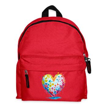 Je te donne mon cœur - Sac à dos Enfant - rouge - Devant