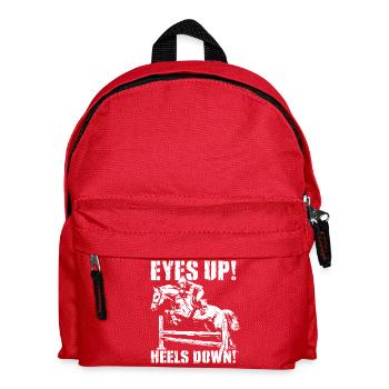 Posture de conduite parfaite : les yeux vers le haut - Sac à dos Enfant - rouge - Devant