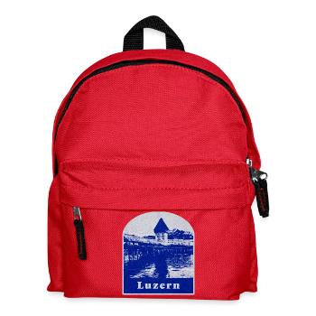 Lucerne, Suisse - Sac à dos Enfant - rouge - Devant
