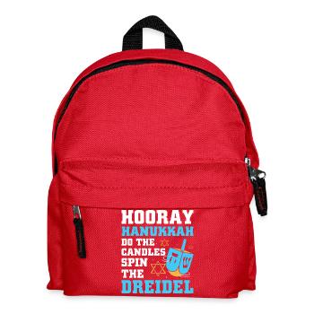Hanukah Chanukkah Hanukkah - Kids' Backpack - red - Front